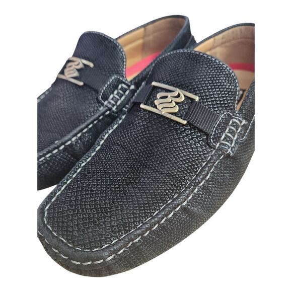 RocaWear Dwight Driving Slip On Loafer Black Faux Suede Shoe Men Size 10.5 - Picture 4 of 10